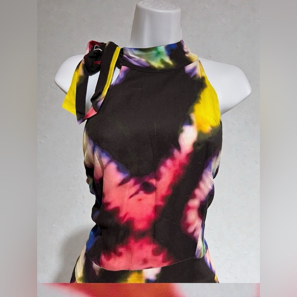 Busayo x RTR- Multicolor Geometric Pattern Women's Dress Size 8 - Picture 7 of 10